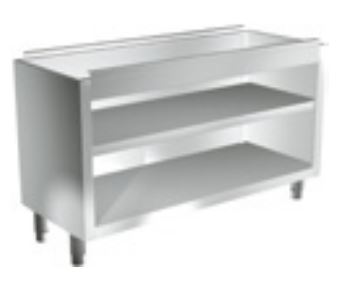 Mueble Con Estantes Pasantes Sin Encimera Gama 700 F0080055 Distform