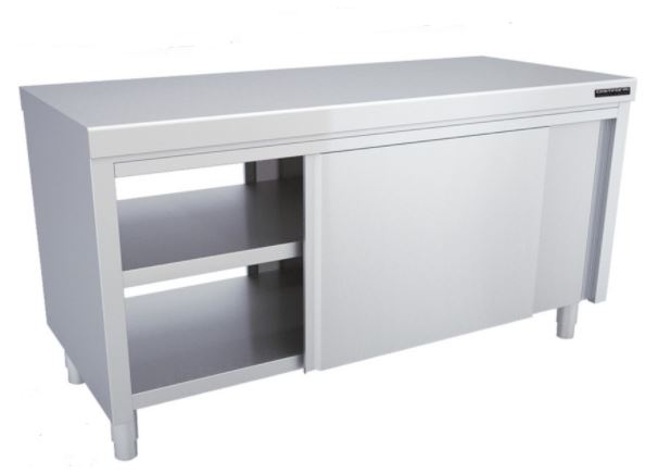 Mueble Con Puertas Correderas Pasantes Con Encimera Central Gama 600 F0070021 Distform