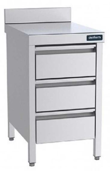 Mueble Con 3 Cajones Con Encimera Mural Gama 700 F0070155 Distform