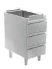 Mueble Con 3 Cajones Sin Encimera Central Gama 700 F0080114 Distform