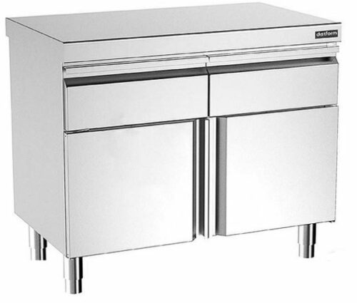 Mueble Con Cajones Y Puertas Batientes Con Encimera Central Gama 600 F0079101 Distform
