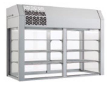Vitrina Refrigerada De 3 Niveles Con Puertas Abatibles Sin Base 6 GN S1001011 Distform