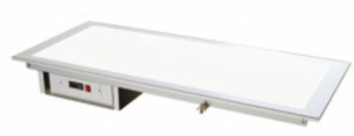 Placa Caliente De Cristal Templado Blanco 2 GN PCTB0002 Distform