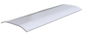 Cristal Para Soportes Curvo 2 Caras 3 GN FCRC13GN Distform