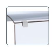 Cristal Para Soporte Frontal De Cristal Curvo 2 Caras 2 GN FCRF15GN Distform - Imagen 2