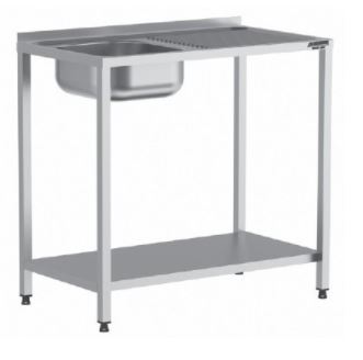 Fregadero Gama 500 Semi Profesional Con Bastidor Y Estante FBI15100 Distform