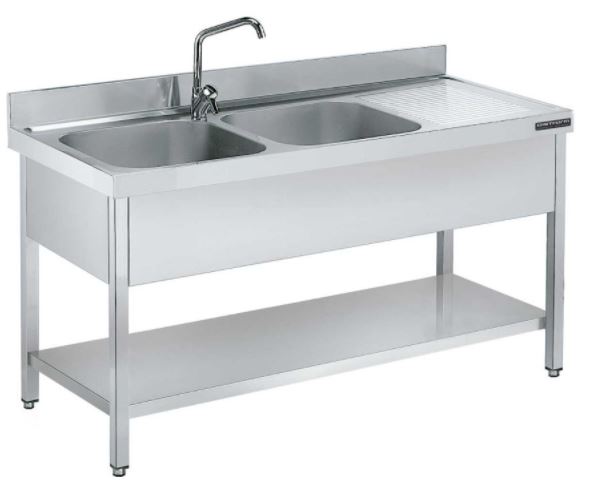 Fregadero Gama 600 Con Bastidor Y Estante FBIE6180 Distform