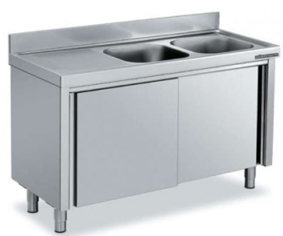 Fregadero Gama 600 Con Bastidor Y Puertas FBPI2614 Distform
