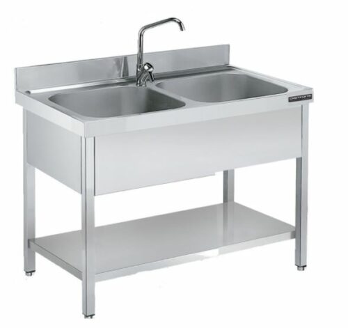 Fregadero Gama 700 Con Bastidor Y Estante FB2E7100 Distform