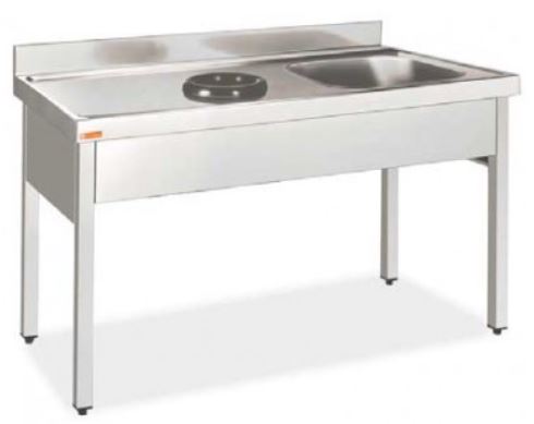 Fregadero Gama 700 Con Bastidor, Cubeta Y Aro Desbarazado FBAD0718 Distform
