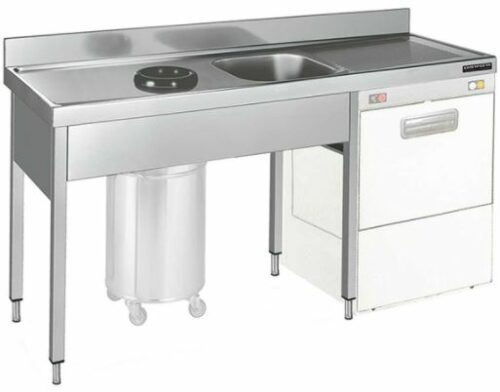 Fregadero Gama 600 Con Bastidor, Espacio Para Lavavajillas, Cubeta Y Aro Desbarazado FBAIL618 Distform