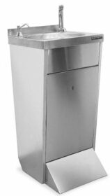 Lavamanos De Pie Con Grifo Electrónico + Dispensador De Jabón F0251301 Distform
