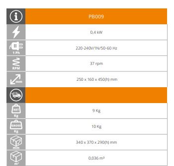 Extractor de Zumo SlowJuicer PB009 Easy Line - Imagen 2