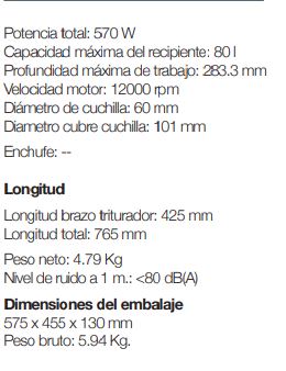 Triturador XM-51 Sammic - Imagen 3
