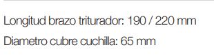 Brazo Triturador MA-10 Sammic - Imagen 2