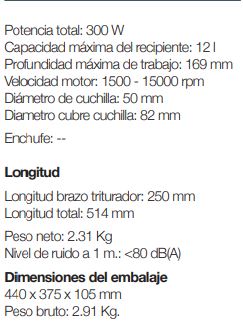 Triturador XM-21 Sammic - Imagen 3