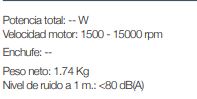 Bloque Motor MM-20V Sammic - Imagen 2