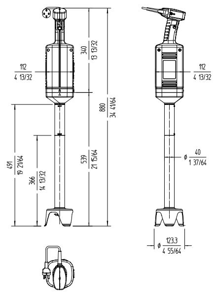 Triturador XM-71 Sammic - Imagen 2