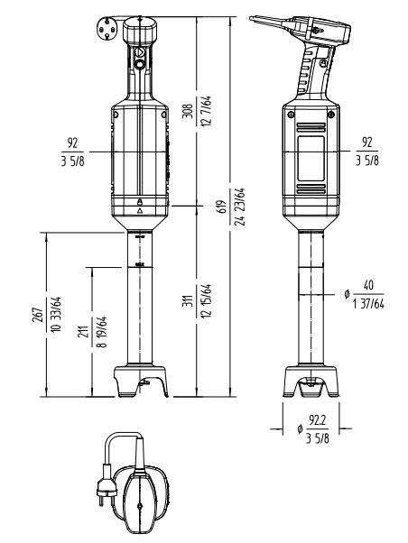 Triturador XM-31 Sammic - Imagen 2