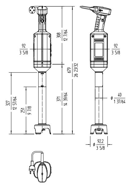 Triturador XM-32 Sammic - Imagen 2