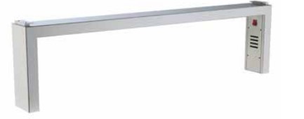 Soporte Con Pantalla Y Luz Led 3 GN Para Montaje Directo Sobre Drop In PDL103GN Distform - Imagen 3