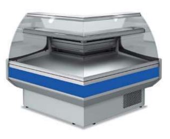 Vitrina Expositora Modular Serie 10 Con y Sin Reserva CVE-10-RP90-C Coreco