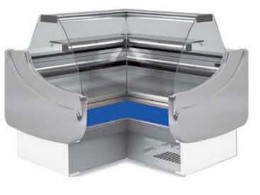 Vitrina Expositora Modular Serie 10 Con y Sin Reserva CVE-10-RN90-RR Coreco