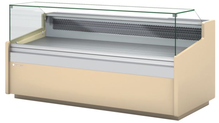 Vitrina Expositora Modular Serie 10 Delicatessen Con Reserva CVE-10-15-RCB-TF Coreco