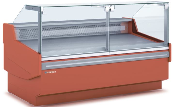 Vitrina Expositora Modular Serie 12 Cristal Elevable, Con y Sin Reserva CVE-12-13-RR-TF Coreco