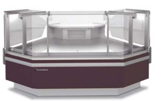 Vitrina Expositora Modular Serie 12 Cristal Elevable CVES-12-AP90-RR Coreco