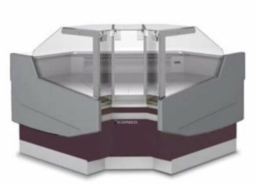 Vitrina Expositora Modular Serie 12 Cristal Elevable CVES-12-AN90-RR Coreco