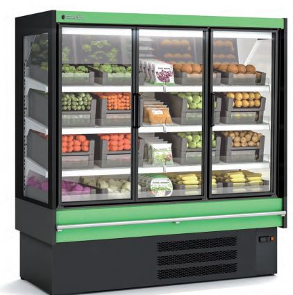 Vitrina Mural Frutas Y Verduras Con Puertas CDG3-15-H1 Coreco