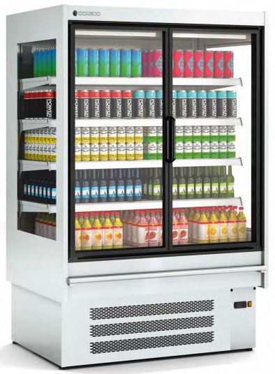 Vitrina Acero Inox Con Puertas CDG1-09-I-M1 Coreco
