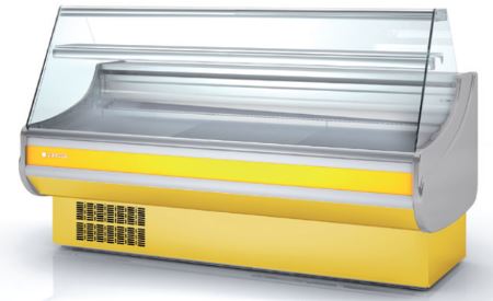 Vitrina Expositora Modular Serie 9 Con Reserva Evaporador Estático o Ventilado CVE-9-15-R Coreco