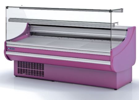 Vitrina Expositora Modular Serie 9 Con Reserva Evaporador Estático o Ventilado CVE-9-25-RR Coreco