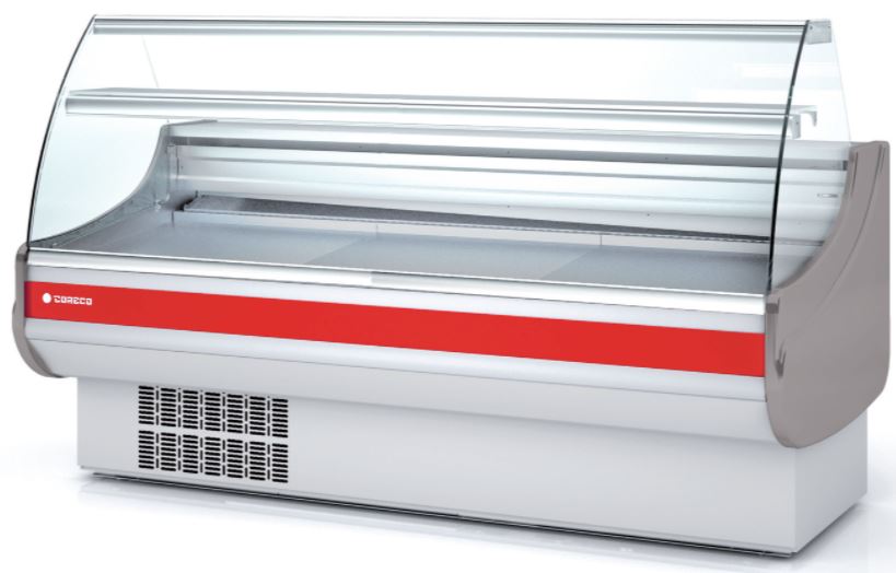 Vitrina Expositora Modular Serie 9 Con Reserva Evaporador Estático o Ventilado CVE-9-13-C Coreco