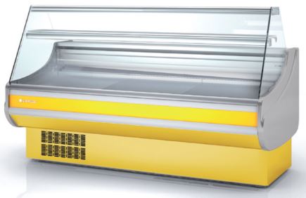 Vitrina Expositora Modular Serie 9 Con Reserva Evaporador Estático o Ventilado CVE-9-15-RR-TF Coreco