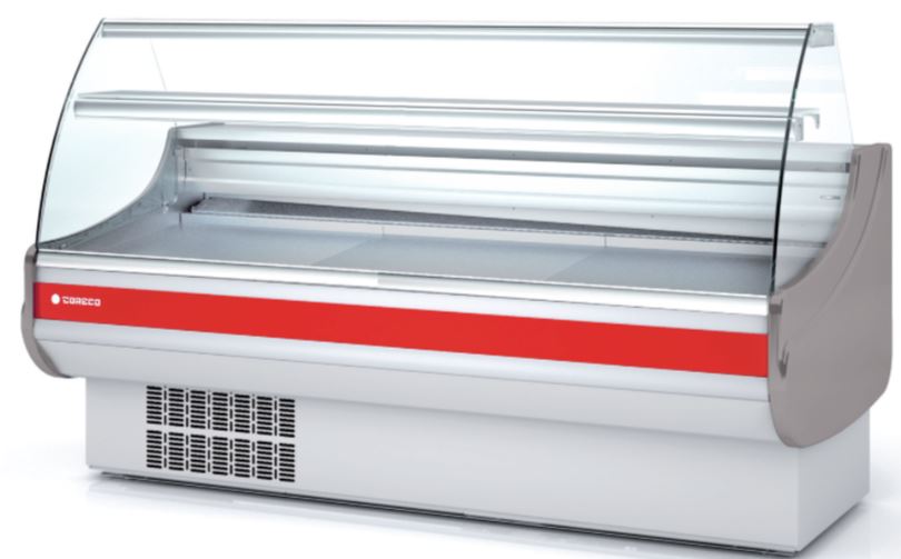 Vitrina Expositora Modular Serie 9 Con Reserva Evaporador Estático o Ventilado CVE-9-20-CC-TF Coreco