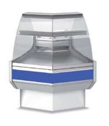 Angulos Vitrina Expositora Refrigerada VE-9N-AP45 Docriluc