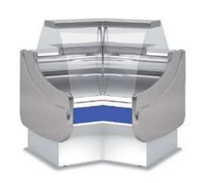 Vitrina Expositora Modular Serie 9 Con y Sin Reserva CVES-9N-AN45-RR Coreco