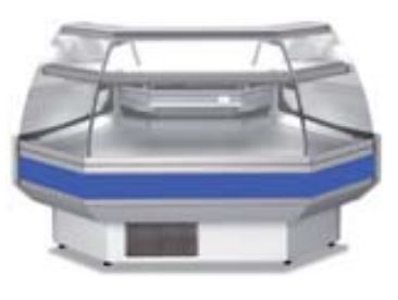 Vitrina Expositora Modular Serie 9 Selecta PastelerÍa con Reserva CVEP-9-AP90-RR Coreco