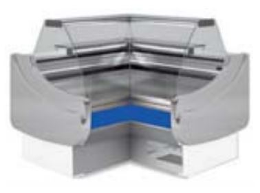 Vitrina Expositora Modular Serie 9 Selecta PastelerÍa con Reserva CVEP-9-RN90-C Coreco