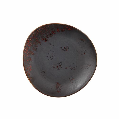 Plato Postre Irregular Oxidum Red 21,5 Cm Ø Qualität