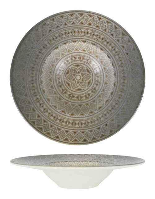 Plato Rissoto Banquet Damasquino Ø28X5.5Cm Bonna
