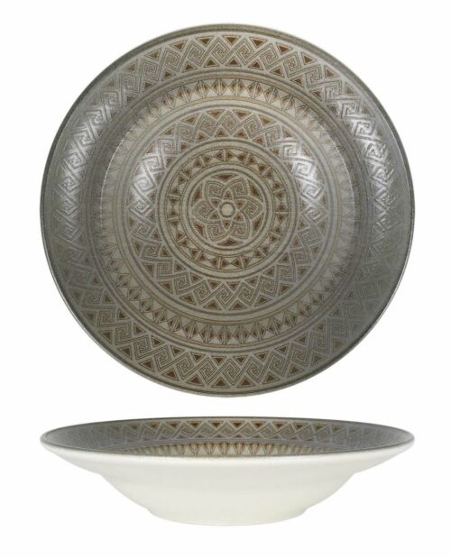 Plato Pasta Damasquino Ø24X5Cm Bonna