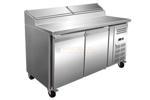 Mesa Ensaladera Refrigerada GN 1/1 - 396 Litros - 1360x700x1085 (mm) 6 Cubetas GN 1/3
