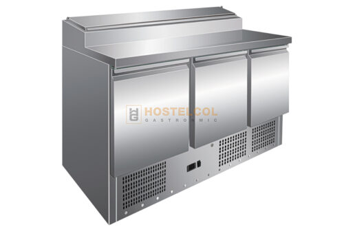 Mesa Ensaladera Refrigerada GN 1/1 - 400 Litros - 1365x700x1010 (mm) Cubetas Superiores