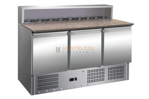 Mesa para Preparación de Pizzas GN 1/1 - 400 Litros - 1365x700x1100 (mm)