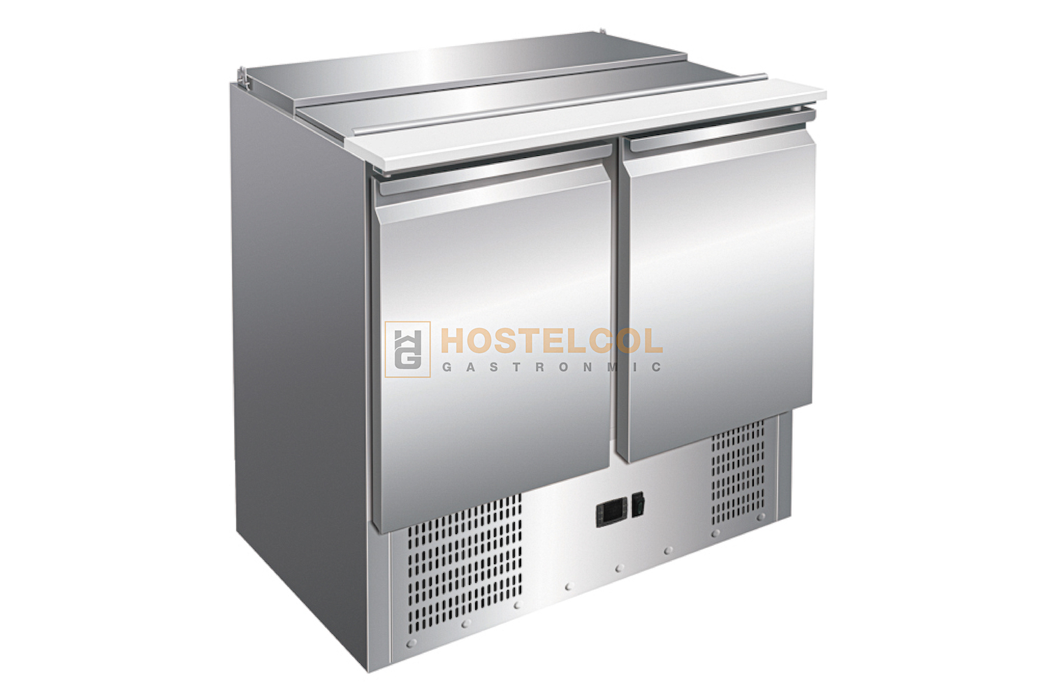 Mesa Ensaladera Refrigerada GN 1/1 - 257 Litros - 900x700x860 (mm) 2xPuertas Ciegas