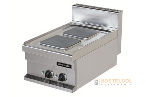 Cocina Eléctrica 2 Placas Cuadradas ER711K-S HX700 Arisco